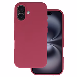Dėklas telefonui Silicone Lite Case iPhone 16 bordo