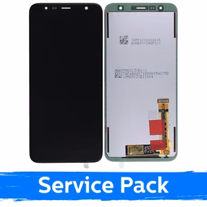 Ekranas skirtas Samsung J610 / J415 / J410 J6+ / J4+ 2018 juodas (Service Pack)