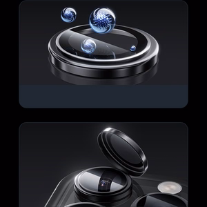 Benks Grūdintas stiklas Glass Warrior Objektyvo Apsauga kamerai Iphone 16/16 Plus (2 objektyvai) sidabrinis titanas