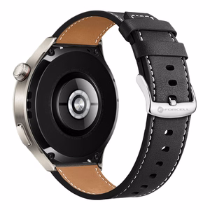 FORCELL F-DESIGN FS21 ekologiškos odos dirželis SAMSUNG laikrodžiui 20 mm juodas