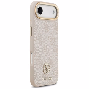 Guess 4G Strass Logo Magnetinis dėklas telefonui iPhone Air - rožinė