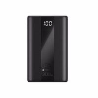 Išorinė baterija Forcell F-Energy Energo P20K2 QC3.0 PD 3A 22,5W 20000 mAh juoda