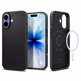 Spigen Thin Fit Magnetinis dėklas telefonui iPhone 17 - juodas