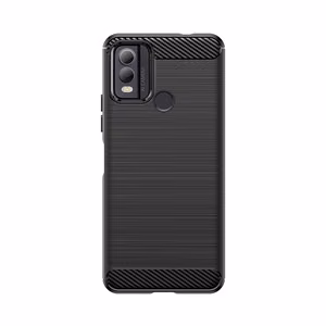 Carbon Case силиконовый чехол для Nokia C22 - чёрный