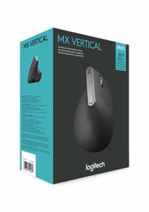 Logitech MX Vertical Advanced ergonominė pelė RF belaidė+Bluetooth optinė 4000 DPI dešiniarankė