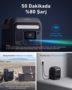 Anker SOLIX C300X nešiojama elektrinė, ličio geležies fosfato (LiFePO4) akumuliatorius, 90000 mAh