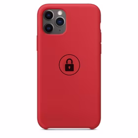 Dėklas "Silicone Case" skirtas iPhone 11 Pro Max / Red Product / su įpakavimu