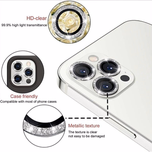 Закалённое стекло HARD DIAMOND для камеры (LENS) для Samsung Galaxy S24 Ultra серебряный (5 шт.)