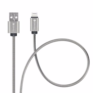 FORCELL F-ENERGY Metal C236 kabelis USB A į Lightning 2,4A 12W 2 m sidabrinis