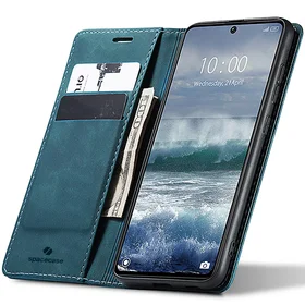Spacecase Dėklas Wallet Poco X6 / RM Note 13 Pro 5G mėlynas
