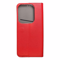 Išmanus dėklas knygos tipo telefonui INFINIX HOT 40 Pro raudonas