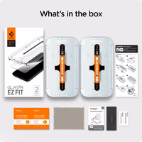 Spigen Glas.tR EZ Fit grūdintas stiklas iPhone 12 / iPhone 12 Pro - 2 vnt.