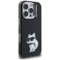 Karl Lagerfeld IML Aquarelle Choupette & Logo deklas iPhone 16 Pro Max - juodas