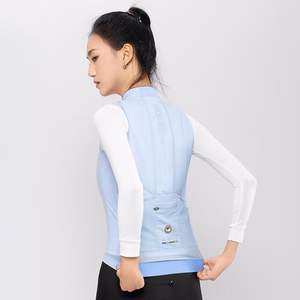 Rockbros TLMJ003 ROAD TO SKY women's lightweight breathable cycling vest S - blue