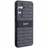 DKNY odinis Mono Stripe ir Metal Logo dėklas telefonui Samsung Galaxy S24+ - juodas