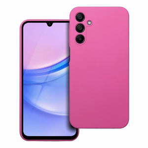 Dėklas silikoninis 2mm telefonui SAMSUNG A15 5G / A15 4G rožinis