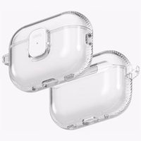 Uniq Glase Pro deklas AirPods Pro 3 Lock deklas - skaidrus