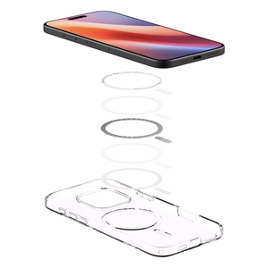 Spigen Liquid Crystal Mag Magnetinis dėklas iPhone 16 Pro - skaidrus