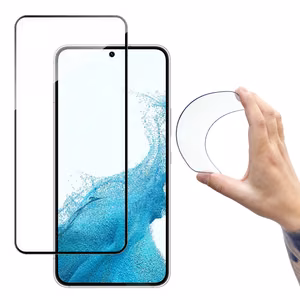 Wozinsky pilnas padengimas Flexi Nano stiklo plėvelė grūdintas stiklas su rėmeliu Samsung Galaxy S22 + (S22 Plus) skaidrus