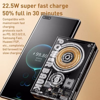 Išorinė baterija WK Design "WP-331" juodas 10000mAh (Wireless Charge 15W / PD 20W / QC3.0 22.5W)