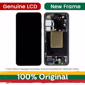 LCD ekranas suderinamas su Samsung S921 S24 su rėmeliu / Jade Green / (atnaujintas: Telemax)
