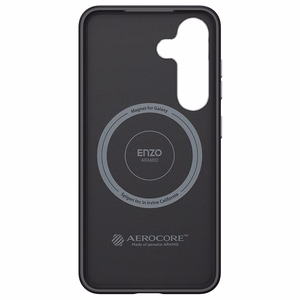 Samsung Enzo Aramid dėklas Samsung Galaxy S25, juodas-sidabrinis