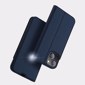 DUX DUCIS Skin Pro knygos stiliaus dėklas telefonui iPhone 13 mini (m) - auksinis (m)