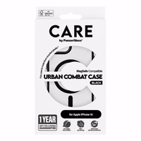 CARE by PanzerGlass Urban Combat Magnetinis dėklas telefonui iPhone 15 - juodas