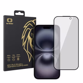 Grūdintas stiklas Tel Protect 10X Privacy DLC Diamond Coating skirtas Iphone 16