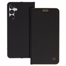 Wonder Frame anglies dėklas telefonui Samsung Galaxy M15 5G juodas