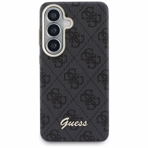 Guess dėklas 4G Script MagSafe skirtas Samsung Galaxy S26 juodas