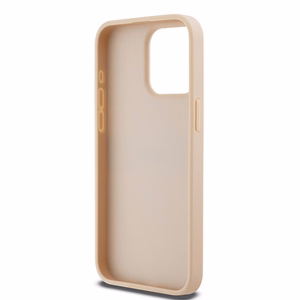 DKNY odinis Mono Stripe ir Metal Logo dėklas telefonui iPhone 15 Pro Max - rožinis