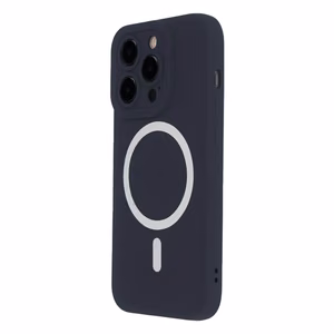 Silicon Soft Mag dėklas iPhone 15 Plus 6,7" tamsiai mėlynas
