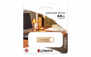 Kingston Technology DataTraveler 64GB 220MB/s metalinis USB 3.2 Gen 1 SE9 G3