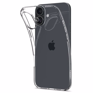 Spigen Liquid Crystal dėklas iPhone 16 Plus telefonui – skaidrus