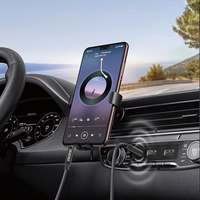 Dudao L12S AUX kabelis mini lizdas 3.5mm 1m 3 kontaktų stereo - juodas