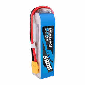 „Gens Ace“ 5800 mAh, 60C, 18,5 V, 5S1P LiPo akumuliatorių rinkinys su XT90 jungtimi