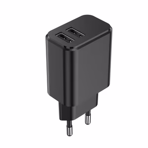 Setty įkroviklis 2x USB 3A, juodas