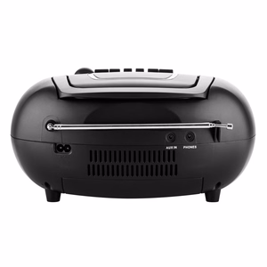 JVC RC-E451B CD grotuvas Nešiojamas kompaktinių diskų grotuvas Juoda