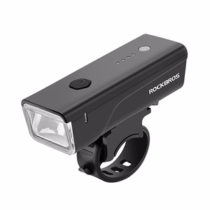 Rockbros 24510003001 priekinis dviračio žibintas 260 lm + USB-C - USB-A laidas - juodas