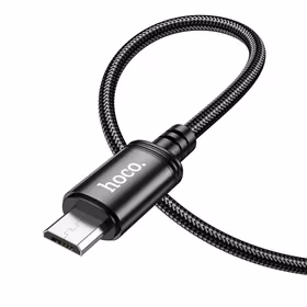 Kabelis USB A į Micro USB Hoco 2,4A 2 m X89 juodas