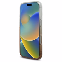 Guess IML Blizgučių gradientas Magnetinis dėklas telefonui iPhone 16 Pro - rudas
