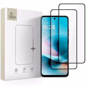 Tech-Protect Glass Fit+ Закалённое стекло 2 шт. для Motorola Moto G57 / G57 Power / G67 Power - чёрный