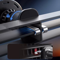 Belaidis automobilinis įkroviklis-laikiklis Joyroom (JR-ZS502) Magnetic (MagSafe 15W) tvirtinamas ant ventiliacijos grotelių juodas