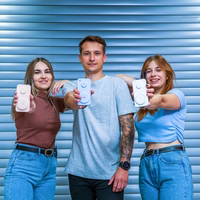 3mk PastelUp 10000mAh 22.5W USB 1A1C Išorinė baterija (f) - rožinė