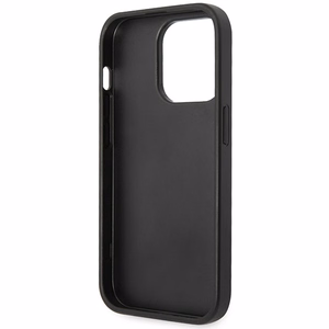 Guess GUHCP15L4GMGGR iPhone 15 Pro 6.1" pilkas/pilkas kietas dėklas 4G Didelis Metalinis Logotipas