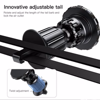 FORCELL F-GRIP MagElite magnetinis automobilio laikiklis oro angai juodas