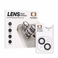 Apsauginis stiklas Tel Protect 3D Lens ant kameros Iphone 11 juodas (2 lęšiai)
