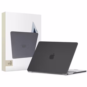 Tech-Protect SmartShell dėklas MacBook Air 13" M2 / M3 / 2022-2024 - matinė juoda