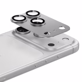 Benks grūdintas stiklas Glass Warrior metalinė integruota objektyvo apsauga (C069) Iphone 17 Pro (3 objektyvai) balta